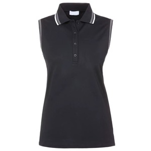 Camiseta sin Mangas para Mujer, Verde Sólido, Spandex Lavado, Secado Rápido, para Golf, Deporte, Casual - Product Image 3