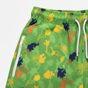 Shorts de bain pour hommes à taille élastique, impression par sublimation, polyester, pour surf et natation, été, prix bas, haute qualité - Product Image 5