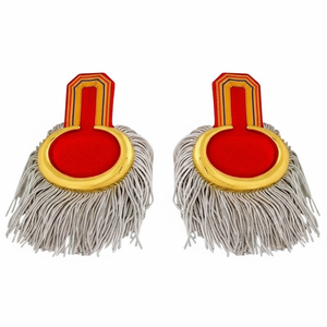 แผ่นประดับไหล่แบบถักด้วยมือคุณภาพสูง ตกแต่งด้วยด้ายโลหะ สำหรับเครื่องแบบพิธีการ - Product Image 5