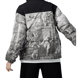 Veste matelassée imperméable et respirante pour enfants, style streetwear, entièrement imprimée, avec logo brodé, pour l'hiver, fabriquée sur mesure - Product Image 5