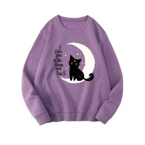 Fabricant vérifié Vêtements 450 Gsm Vêtements pour femmes Logo personnalisé imprimé Sweat-shirt à épaules tombantes - Product Image 1