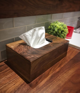 Porta pañuelos de madera ecológico, dispensador de pañuelos de madera sostenible de blossom craft india - Product Image 5
