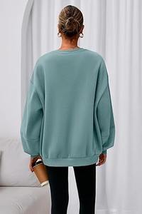 Sudaderas de Invierno 2026 para Mujer, 100% Algodón Puro, Cuello Redondo, Sudaderas de Algodón para Mujer en Venta a Precio de Mayoreo - Product Image 6