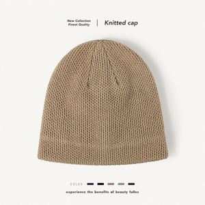 Gorro de Lana Jacquard de Punto Trenzado de Color Sólido con Forro de Terciopelo, Protección Cálida para los Oídos, para Hombre y Mujer - Product Image 1