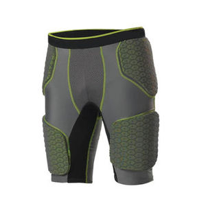 Pantalones Cortos Deportivos Acolchados de Color Sólido con Diseño Moderno, Fabricados con Tela de Marca de Alta Calidad, Cinturilla de Fútbol - Product Image 3