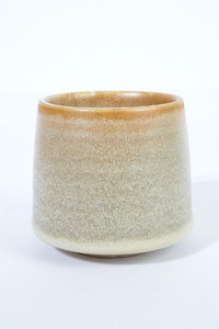 Beige Sand Glaze <b>Ceramic</b> Tea <b>Cup</b> 7x7.5cm for Restaurant Hotel Cafe Tableware Tea Water Sake Serving - Product Image 4