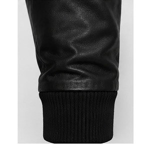 Factory Wholesale Men PU <b>Leather</b> Motorcycle <b>Jacket</b> Hooded Racer Biker <b>Jacket</b> Breathable Autumn <b>Winter</b> Stand Collar Zipper Plus - Product Image 6
