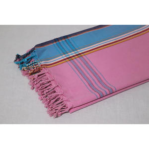 Toalla Kikoy Turca Moderna de Primera Calidad, 100% Algodón, Diseño de Rayas Rosas, Secado Rápido, Ecológica, para Uso en la Playa - Product Image 5