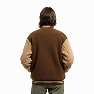 Vestes universitaires personnalisables pour femmes, respirantes, légères, en tricot, avec broderie, fermeture à boutons, style streetwear - Product Image 2