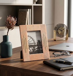 Marco de Fotos 4x6, Regalo para Parejas, Marco de Madera con Plexiglás Irrompible, Exhibición en Pared y Mesa, Marrón Rústico - Product Image 6