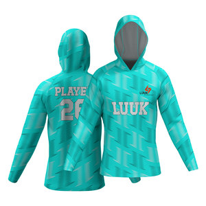 เสื้อฮู้ดแขนยาวแบบซับลิเมชั่นสำหรับผู้ชาย เสื้อกีฬาสำหรับฝึกซ้อม ระบายเหงื่อได้ดี เหมาะสำหรับใส่เล่นบาสเกตบอล - Product Image 3
