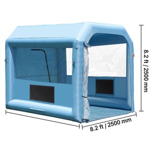 Cabina di Verniciatura Gonfiabile 9.8 X 8.2 X 8.2 ft con Soffiatore da 550W e Sistema di Filtraggio dell'Aria, Portatile e per Uso in Forno - Product Image 2