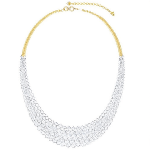 Fashion Jewelry Set Long American Diamond Studded Necklace - Product Image 1
