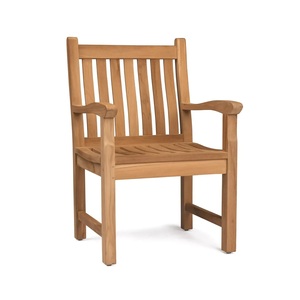Teak Solid Wood Traditional Outdoor <b>Dining</b> <b>Armchair</b>-Durable Waterproof & Eco-Friendly Garden Furniture - Product Image 1