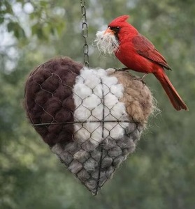 Modern <b>Foldable</b> Iron Wire Heart Shape Storage <b>Basket</b> for Home Decoration VISHAL HANDICRAFT - Product Image 3