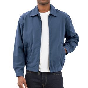 Versatile Men's Denim <b>Lightweight</b> <b>Jacket</b> Full Zip <b>Waterproof</b> Windbreaker Front Logo Casual Outdoor Athletic <b>Running</b> Sportswear - Product Image 1