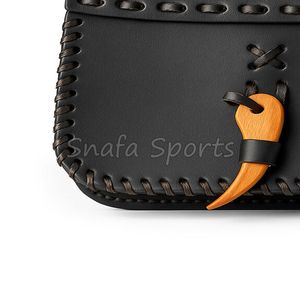 Cinturón de Cuero Genuino Hecho a Medida, Precio de Fábrica al por Mayor, Kit de Herramientas para Fontanero, Bolsas Dobles de Cuero para Almacenamiento - Product Image 4