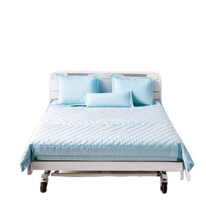 Para certificado 100% algodón TPU laminado impermeable colchón Protector 30 tela cuenta elástico ajustado bordes acolchado liso - Product Image 1