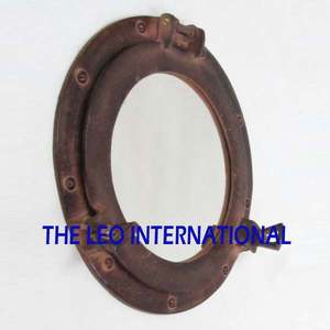 Espejos Decorativos de Pared con Forma Redonda y Acabado Negro, Disponibles en Varios Tamaños, Accesorios Náuticos para Decoración del Hogar - Product Image 4