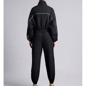 Conjunto Deportivo Casual de 2 Piezas para Mujer, Chaqueta con Cierre y Pantalones con Cintura Elástica, Conjunto Deportivo Cortavientos de Alta Calidad - Product Image 2