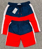 Shorts de bain décontractés pour hommes en toile écologique unie, séchage rapide, avec cordon de serrage, taille mi-haute, en polyester