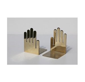 Porte-livres en métal décoratifs haut de gamme, accessoires de support de livres de luxe pour la décoration de la maison, du bureau et de la bibliothèque - Product Image 5