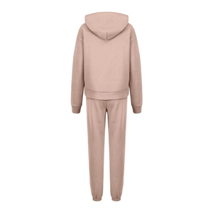 Conjunto de dos piezas de chándal con capucha estampado para mujer, talla grande, verde lima, para invierno, estilo urbano, venta al por mayor - Product Image 2