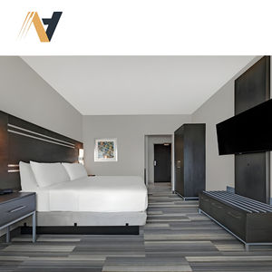 Adjustable <b>Storage</b> <b>Bed</b> Hotel Bedroom Casegoods Set for Guest Room Conversion and Renovation Holiday Inn - Product Image 1