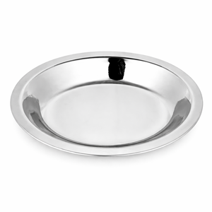 Acier inoxydable Nouveau Ovale Bol Profond ovale Plateau de Service Restaurant Forme Ronde Assiette Alimentaire Plateau de Fête Ustensiles de Cuisine - Product Image 1