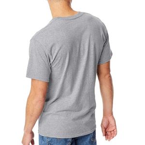 Ropa de calle de gran tamaño para hombre de diseño personalizado camiseta en blanco 100% algodón y poliéster/material de algodón camiseta lisa para hombre - Product Image 6