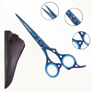 Tijeras de Peluquería Profesionales Super Cut de Acero Inoxidable Plateado para Diestros, 32 Dientes, Set de Salón de Belleza, Cerámica Afilada para Cabello Liso - Product Image 3