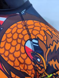 Rashguard personnalisé MMA BJJ pour femmes, tissu 240 GSM, chemise de compression sublimée, fabricant OEM, rashguard manches longues pour hommes - Product Image 5
