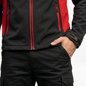 Custom Unisex Waterproof Softshell <b>Jacket</b> Hooded <b>Fleece</b> <b>Lined</b> Windproof Outdoor Hiking Workwear OEM Logo Wholesale - Product Image 6