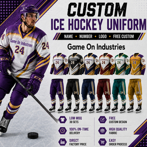Custom Name Number Sublimated Jersey and Pants Complete Outfit Full Print OEM ODM Service Ice Hockey Uniform For Team Wear - Product Image 1
