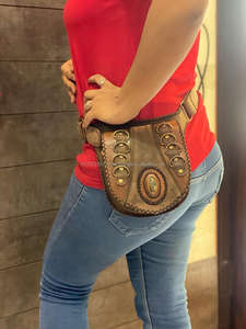 Cinturón de piel auténtica Unisex, cinturón de viaje multiusos, hecho a mano - Product Image 4