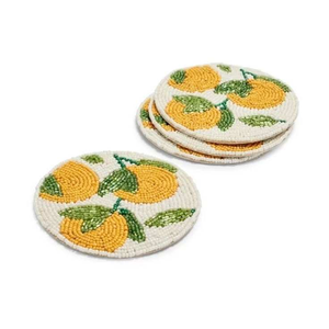 CRYSTAL CRAFT Handmade Pack <b>Silver</b> Beaded <b>Coasters</b> New Design Embroidery Crafts Needlework Decorative Place Mats by glowin - Product Image 2