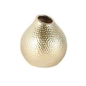 Jarrón de Flores Hecho a Mano de Aluminio con Acabado Dorado - Jarrón de Mesa Duradero, Ecológico y Ligero para Decoración del Hogar, Bodas, Pascua - Product Image 3