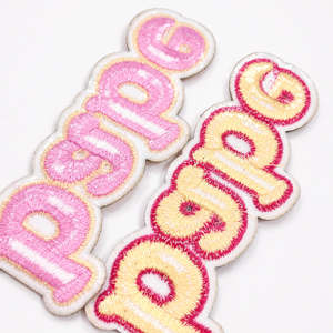 Top Quality Custom Logo <b>Embroidery</b> Patch Iron On Badge for Apparel Hats Backpacks Clothing Accessories Wholesale Factory - Product Image 6