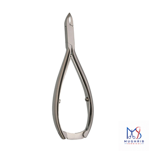 Cuticle Nipper 12 cm, <b>Box</b> Joint, D/Spring with <b>Lock</b> Sharp Tip Wide Jaw Opening <b>for</b> Thick Nails Adult Use - Product Image 3
