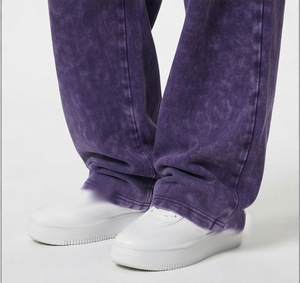 Survêtement en coton délavé pour femme, coupe ample, taille élastique, molleton décontracté, pull d'hiver à manches longues - Product Image 5