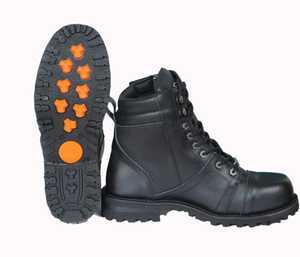 Black PU <b>Leather</b> Children's Unisex Motorcycle <b>Jacket</b> Side Zipper Waterproof Anti-Slip <b>Winter</b> Outdoor Shoes - Product Image 5