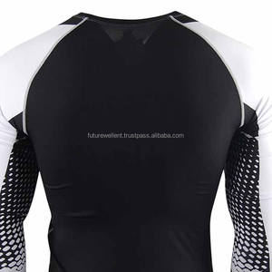 Tendencia Tasa de venta completa Buen material Hombres Fitness Rash Guard 2025 Hombres cómodos Rash Guard para la venta - Product Image 4
