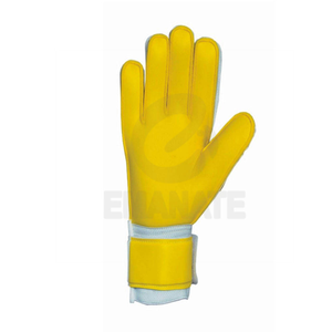 Guantes de Portero de Fútbol de Cuero Grueso Personalizados, Agarre Fuerte, Cierre de Gancho y Bucle con Logotipo Personalizado para Entrenamiento - Product Image 3