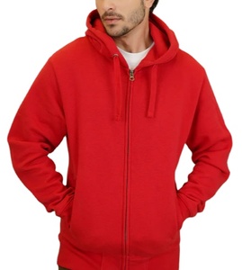 Basics Sweat-shirt à capuche zippé en coton 100% pour homme - Product Image 1