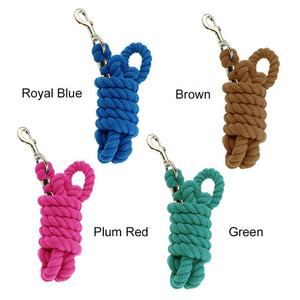 Halters Horse <b>Lead</b> Rope <b>Dog</b> Equestrian Cotton Blend Weave Rein With Snap <b>Hook</b> in wholesale price in india - Product Image 1