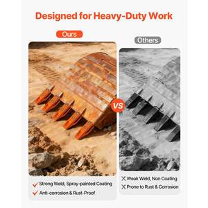 Ensemble de 7 goupilles de dents de godet d'excavatrice robustes 7.34 Bolt 684447 pour godets de 5/8 pouce, mini-chargeuse sur pneus - Product Image 4