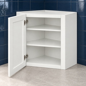 OEM 27 x 30 Inch Wall Diagonal <b>Corner</b> <b>Cabinet</b> <b>White</b> Shaker RTA Wholesale Vietnam Factory - Product Image 5
