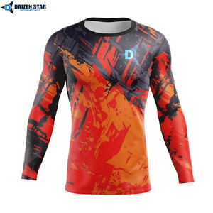 Camiseta de compresión para hombre, para gimnasio, fitness, MMA, BJJ, entrenamiento, protección UV, ropa deportiva de secado rápido - Product Image 6