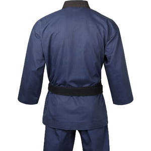 Uniformes de Taekwondo de haute qualité de couleur blanche personnalisée, fabriqués à partir de 65% coton et 35% polyester, disponibles dans toutes les tailles et couleurs - Product Image 3