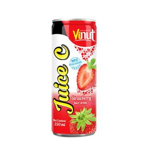 Bebida de zumo de fresa 250ml - Product Image 1